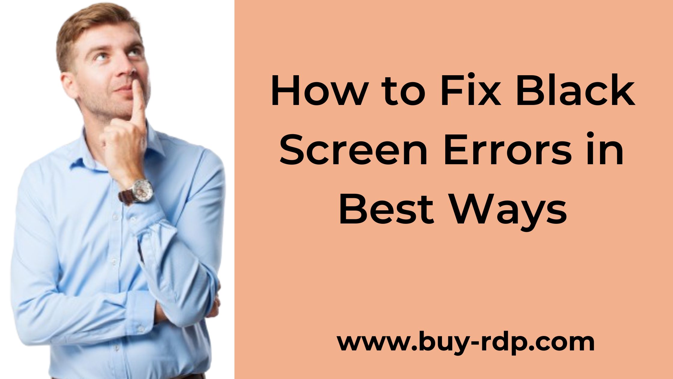 How To Fix Black Screen Errors Best Ways  