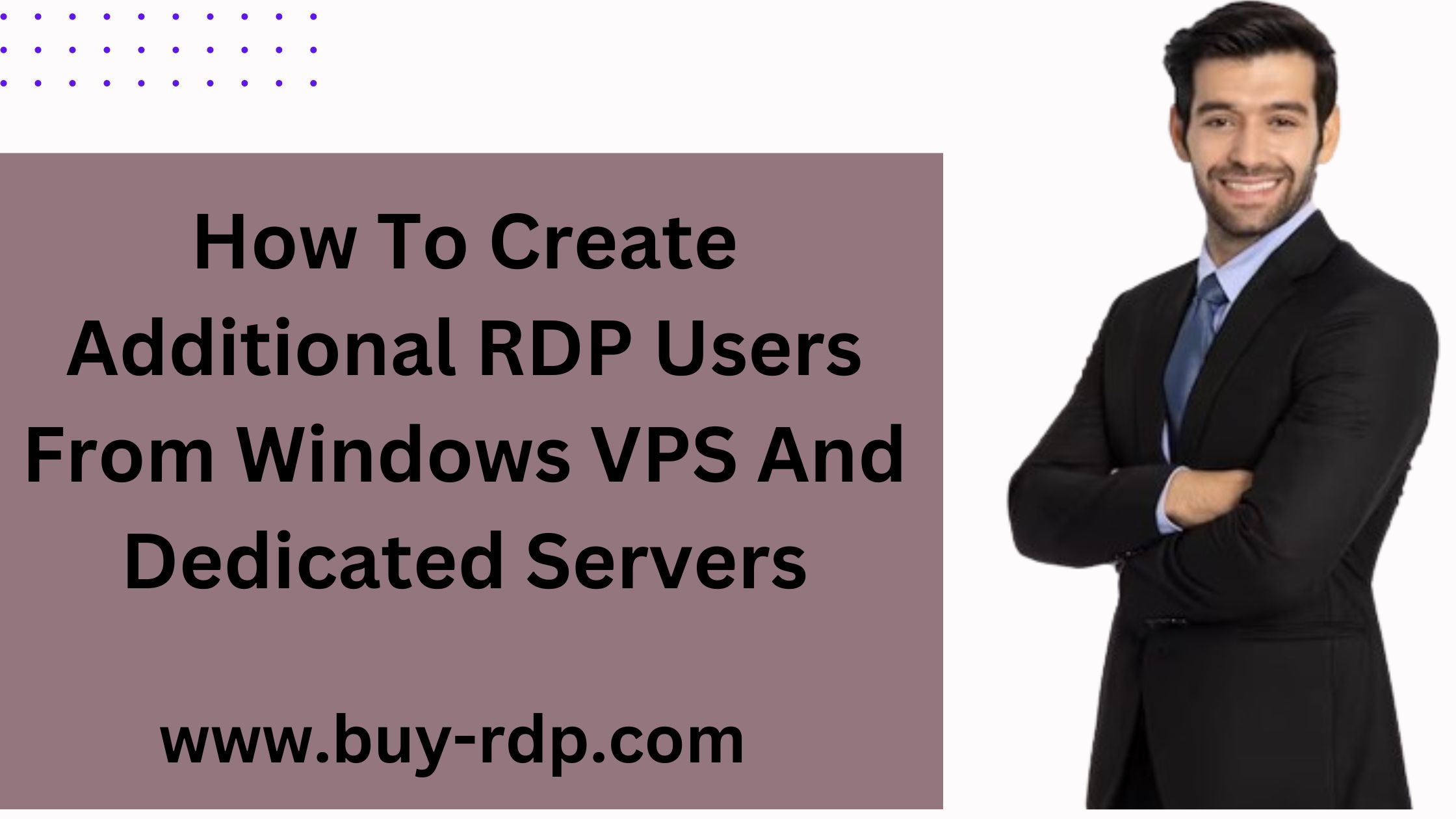 How To Create Additional RDP Users From Windows VPS And Dedicated Servers