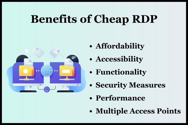 Benefits of Cheap RDP